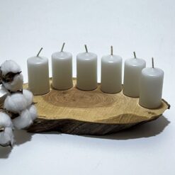 Lara Karma 6'lı Beyaz Mum