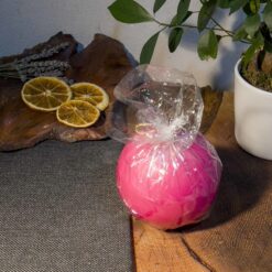 Lara Karma Top Model Açık Pembe Kokusuz Mum