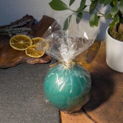 Lara Karma Top Model Yeşil Kokusuz Mum