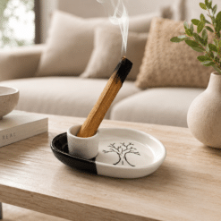 Ritüel Tabak Serisi Seramik Palo Santo Tütsülük 20 gr Palo Santo Set